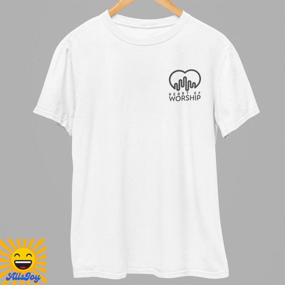 HEART OF WORSHIP Corner Graphic Tee White T-Shirt
